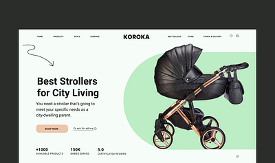 KOROKA website dedicated for parents product product design ui