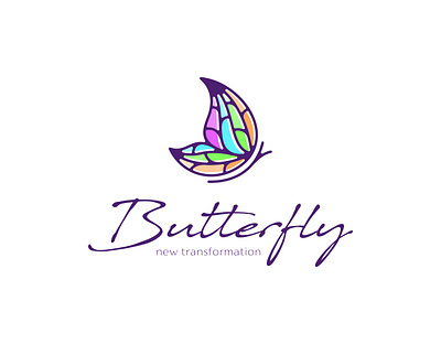 Butterfly Logo Illustration abstract beautiful beauty butterfly colorful creative design fly flying graphic design graphic designer hand drawn idea illustration inspiration logo logo design logo designer modern wing