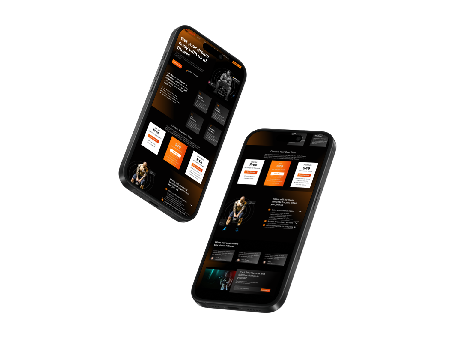 Example of Website Landing Page