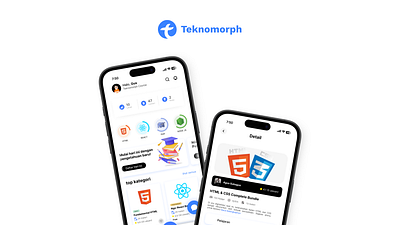 Teknomorph - UI/UX Design app app design branding design graphic design illustration learning mobile app mobile design programming teknomorph ui ux web design