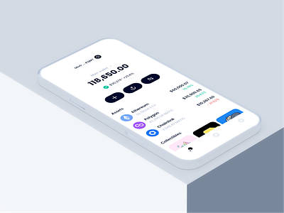 Wallet - Light version assets binance blockchain bnb btc coinbase coins crypto cryptocurrency defi deposit discovery earn exchange mockup network stake staking swap wallet