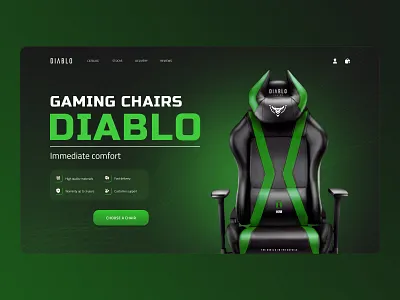 DIABLO Game Store concept design game ui ux