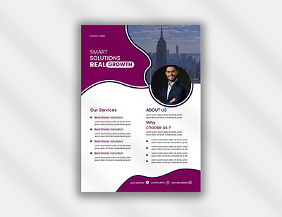 corporate business flyer design business business flyer clean design corporate corporate flyer creative designer creative flyer flyer flyer design graphic designer