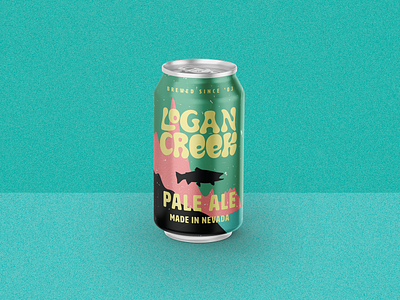 Logan Creek Brewing Co. - Package Design beer beer can brand brand logo branding can design craft brewery design graphic design nevada package design