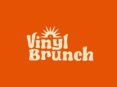 Vinyl Brunch brand branding iconography identity logo typography wordmark