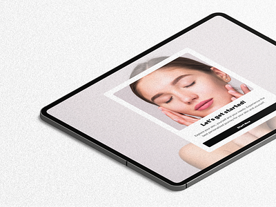 Skin Analysis Landing arcommerce beauty branding graphic design landing productdesign ui