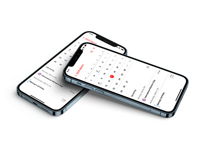 Daily UI #038 - Calendar app design ui uix101 ux uxui