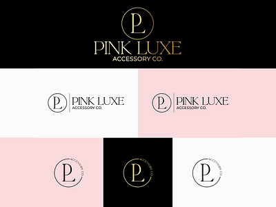 Pink Luxe Accessory Co. | Logo Design & Brand Identity brand design brand identity branding branding design designer graphic graphic design graphicdesign graphics logo logo design logo designer logo mark logodesign personal branding poster design presentation samueldesignz visual design