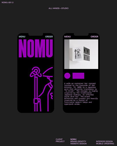 NOMU – MOBILE APP X WEBSITE brand design brand identity branding design logo mobile app ui ux