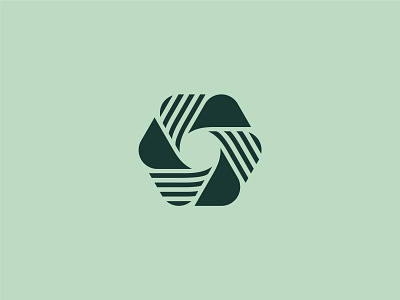 Oregon Hopeline addiction brand branding design drugs geometric green hexagon icon identity logo logomark modern modernist o oregon stripes substance use symbol woven