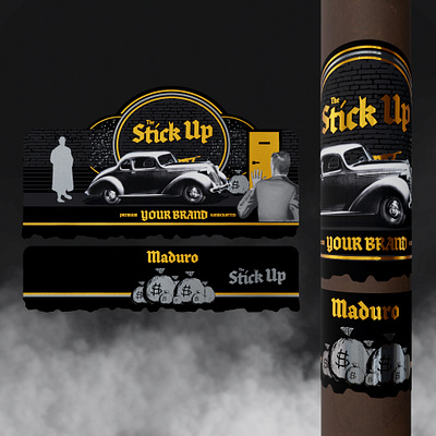 The Stick Up (Brand Available) 3d cigar cigar design cigar packaging cigars