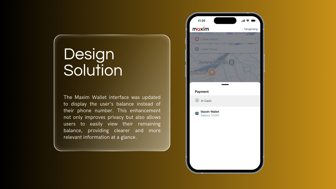 Example of Revamp Maxim App