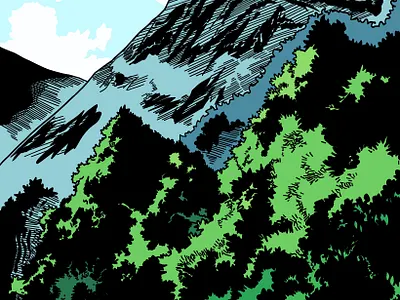 Landscape illustration adobe design graphic design illustration