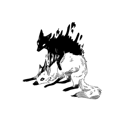 Fox illustration adobe design graphic design illustration