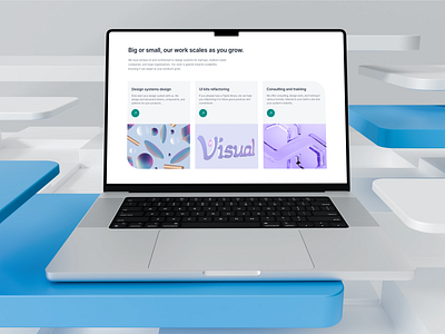 Web design exploration- Services Section design product design ui uiux web design
