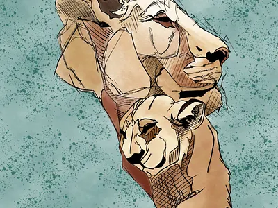 Lions adobe design graphic design illustration