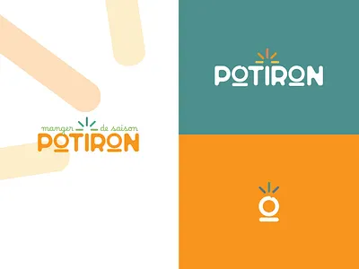 Branding food app app branding fruits graphic design green logo orange potiron pumpkin vegetables