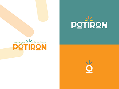 Branding food app app branding fruits graphic design green logo orange potiron pumpkin vegetables