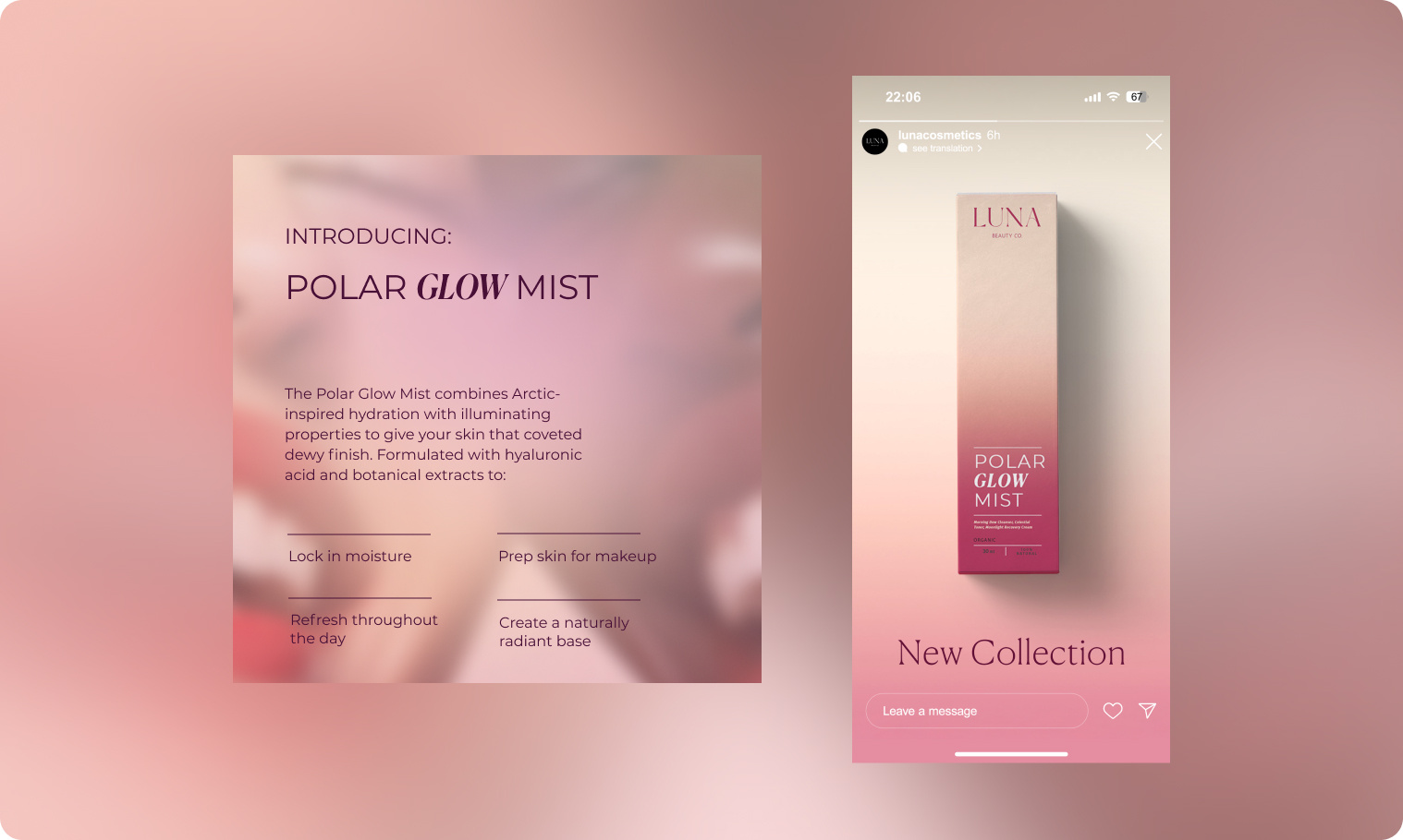 Example of Social Media Design