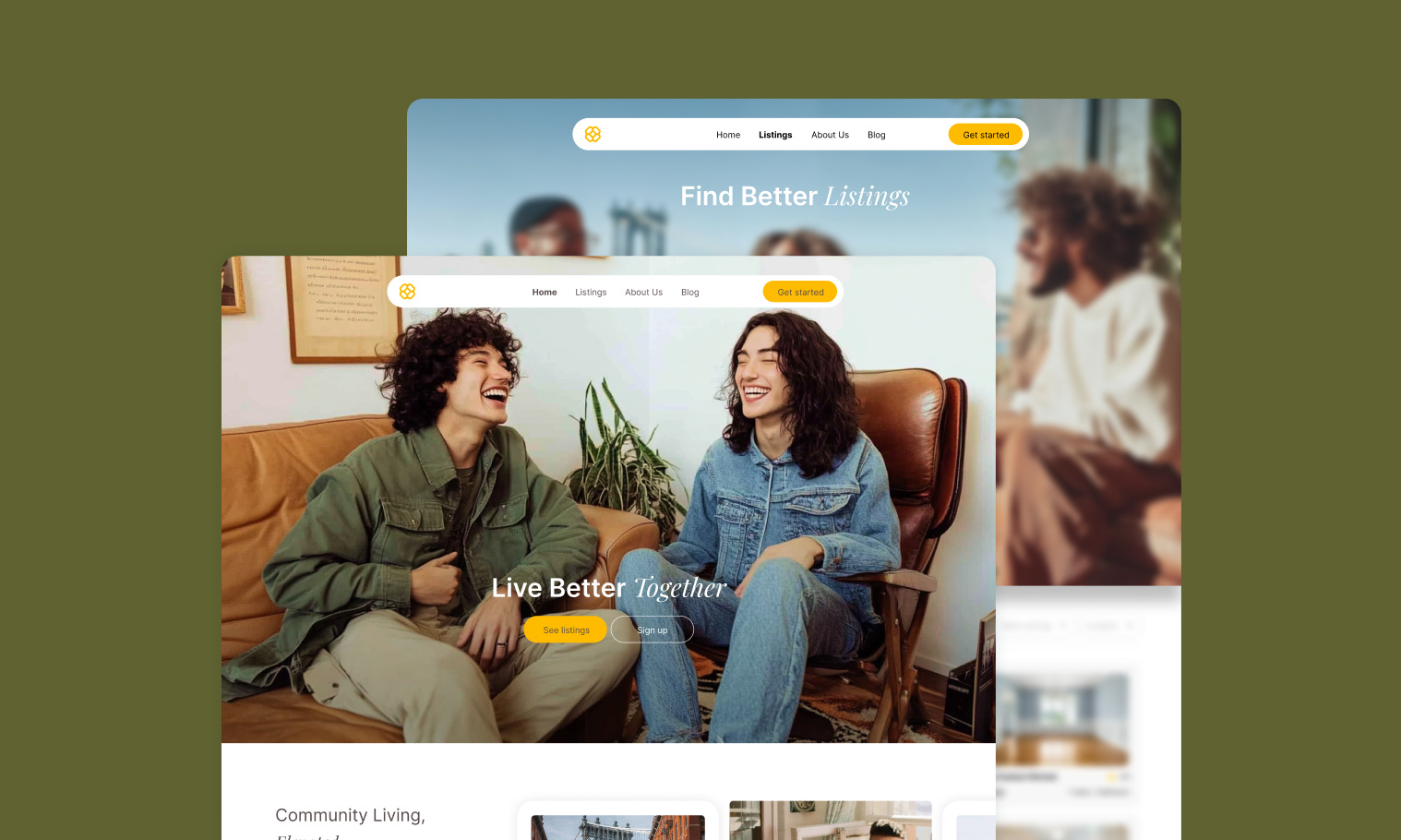 Example of Website Design & Development