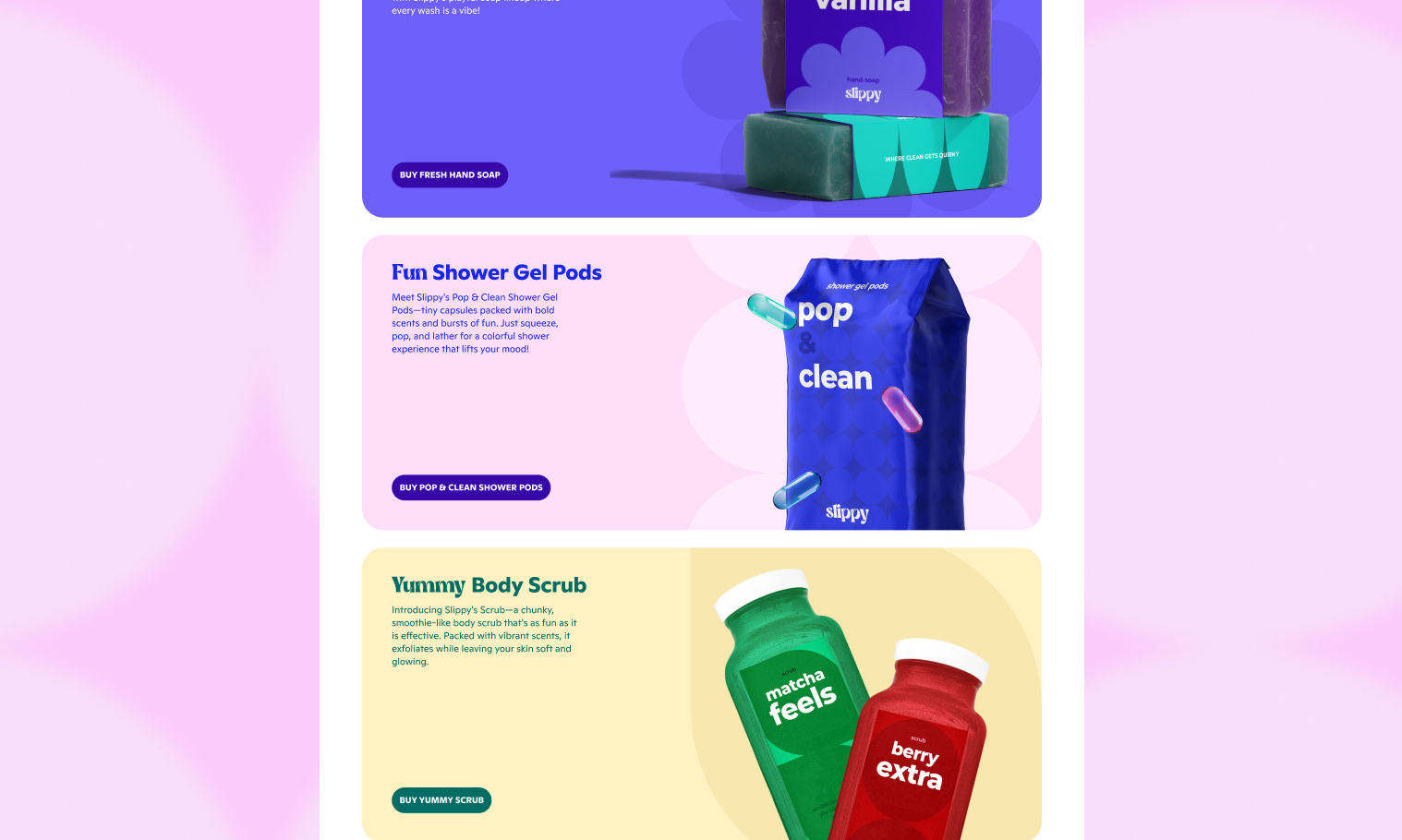 Example of Landing Page Design