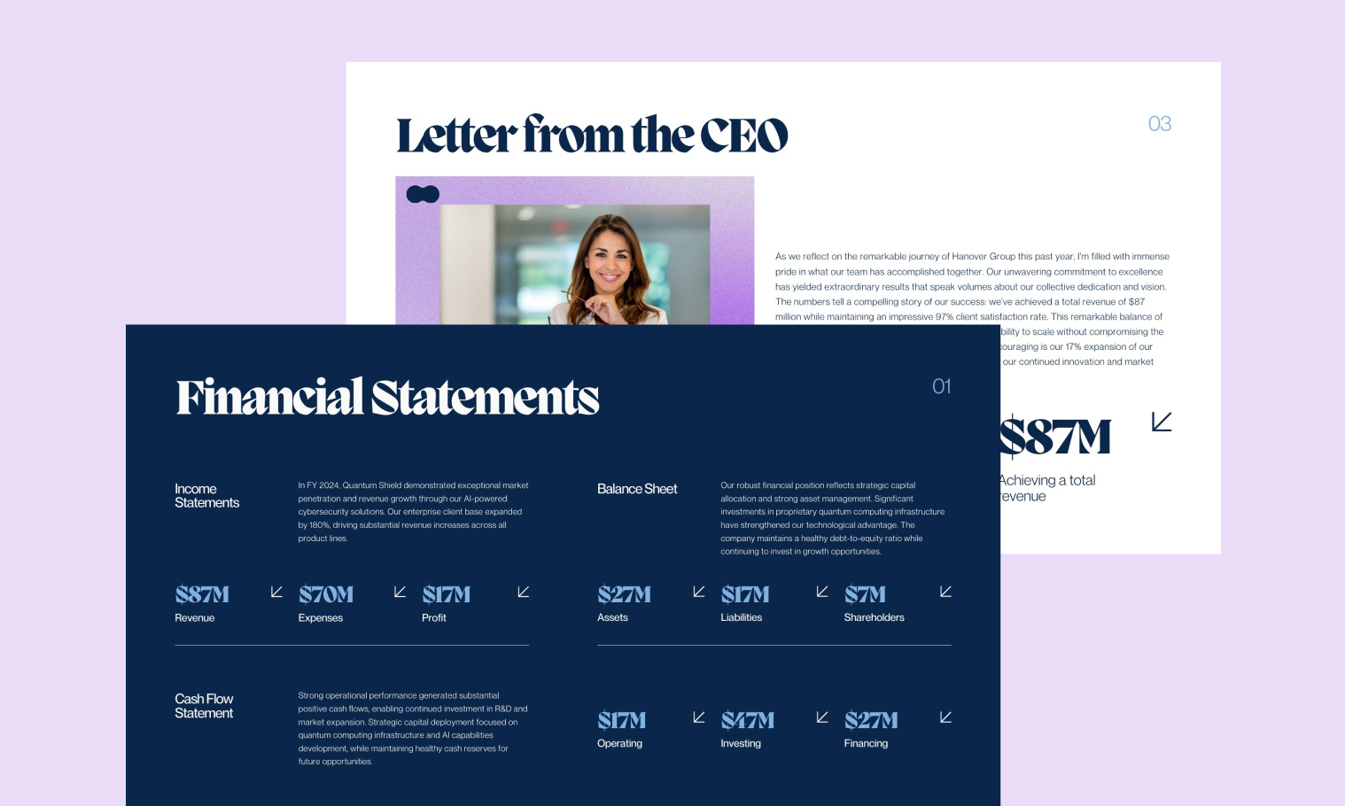 Example of Presentation Design