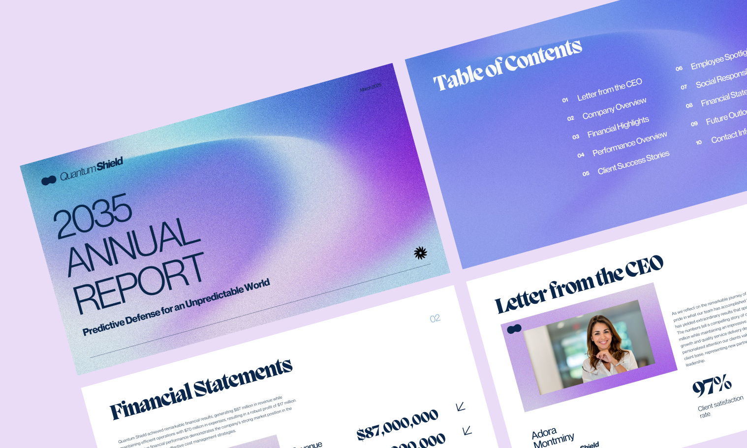 Example of Presentation Design