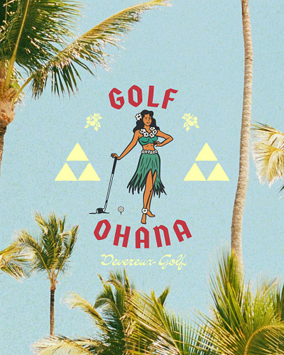 Golf Ohana Collection - Deveruex Golf branding clothing design clothing development creative direction graphic design