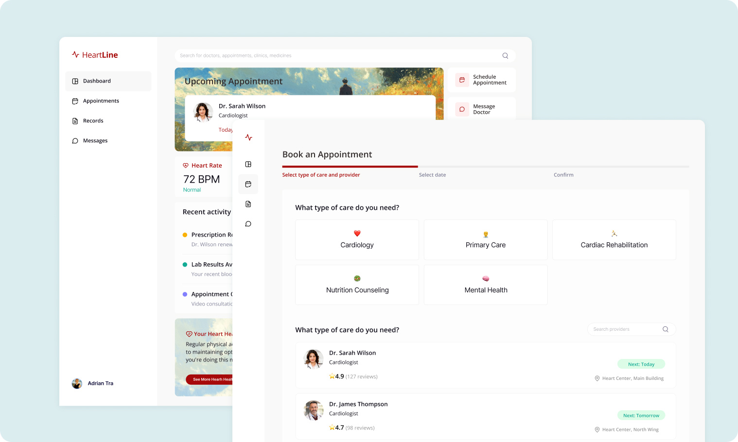 Example of Web Application Design