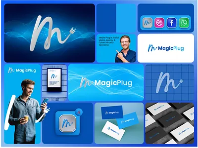 MagicPlug – Logo & Branding Design brand identity branding corporate identity creative logo cybersecurity digital branding futuristic logo gradient design graphic design innovative design logo design minimalist logo modern logo professional logo simple clean startup branding tech logo technology typography logo wordmark logo