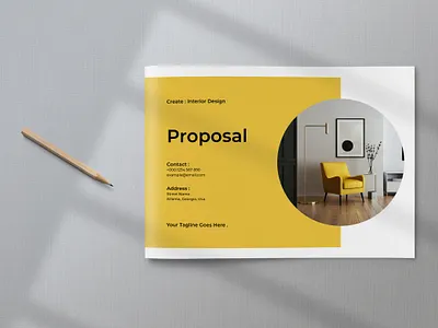 Interior Design Proposal / Portfolio booklet branding brochure catalogue design furniture catalog graphic design interior brochure interior catalog interior magazine interior portfolio lookbook magazine portfolio print property property catalog proposal real estate template