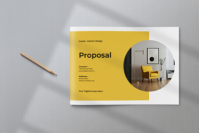 Interior Design Proposal / Portfolio booklet branding brochure catalogue design furniture catalog graphic design interior brochure interior catalog interior magazine interior portfolio lookbook magazine portfolio print property property catalog proposal real estate template