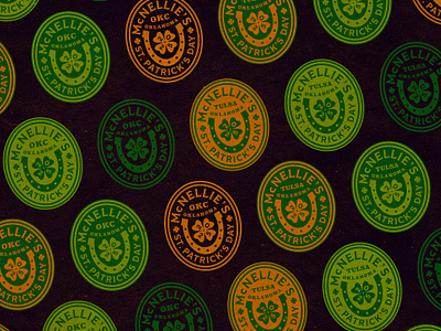 McNellie's 2025 St. Patrick's Day badge brand identity branding crest emblem forefathers group growcase ireland irsih logo logo design logotype mcnellies oklahoma city okc st patrick st patricks day st pattys st. patricks day tulsa oklahoma