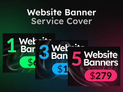 Website Banner Service - Dribbble Tier Covers + Examples adobe illustrator adobe photoshop artwork banner banner advertising design ecommerce figma graphic design modern post saas shopify social media ui ux web banner website website artwork wordpress