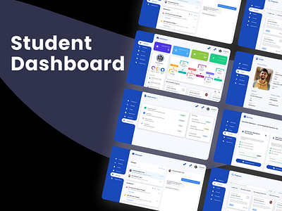 Student Dashboard UI – Clean & Intuitive dashboard dashboarddesign studentdashboard ui uiux