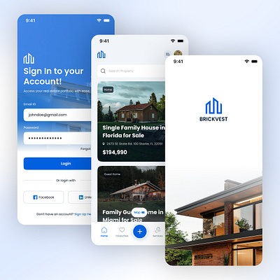 Real Estate Investment Mobile App – Smart Investing On the Go design figma kerala ui ui ux ui ux design ui deisgn ux design