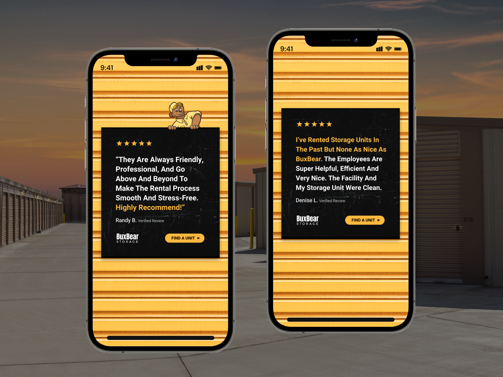 BuxBear Storage | Meta Ads