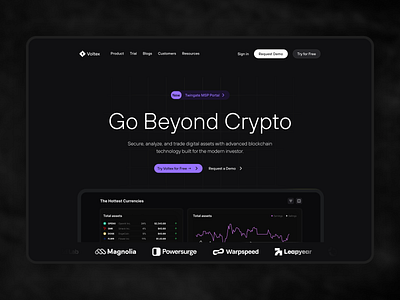 ✤ Marketing Landing Page | Crypto Sandbox Application design landing page marketing marketing landing page responsive design ui user interface ux