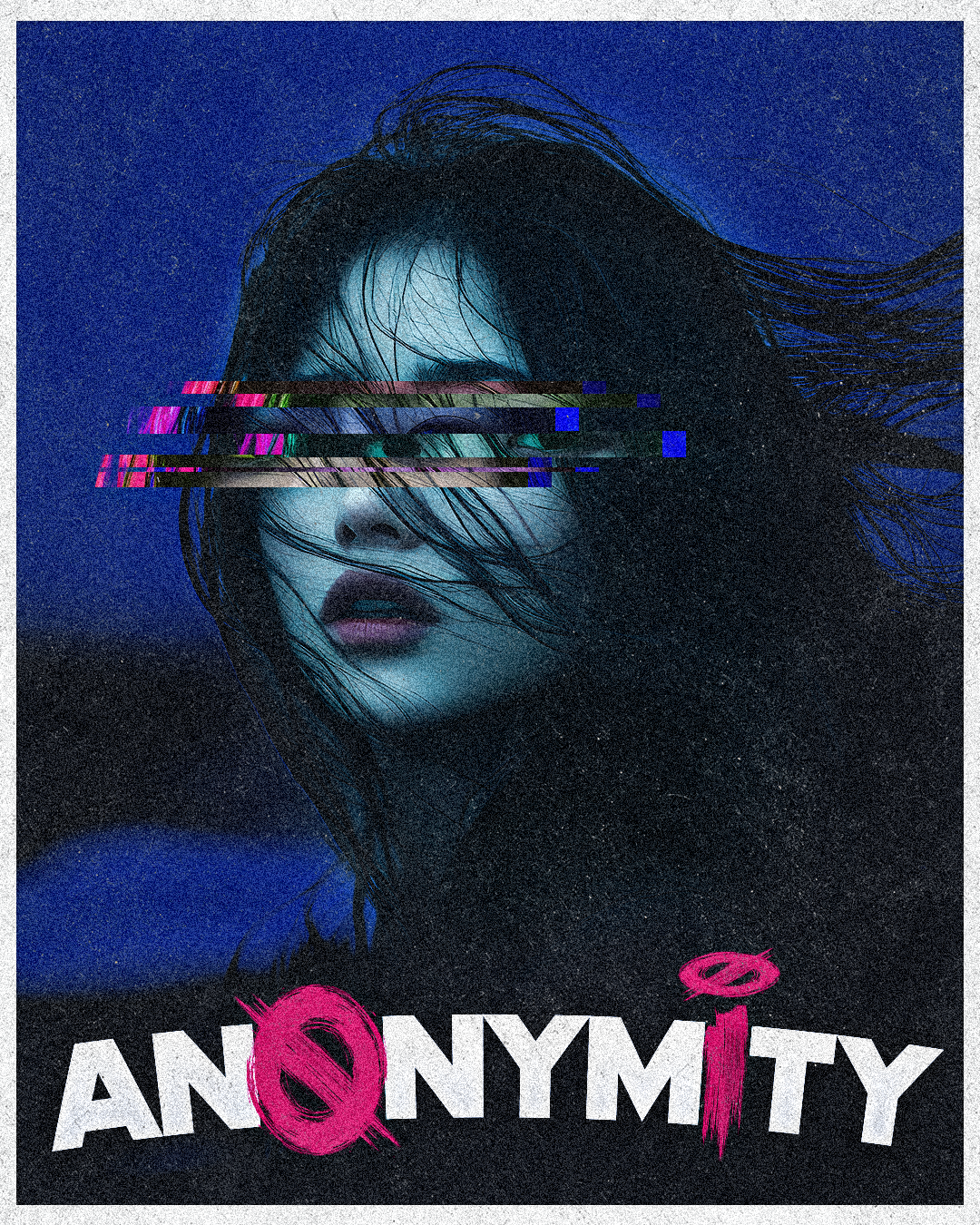Anonymity - Abstract Artwork abstract adobe art artwork design effect female girl glitch graphic design grunge typeface illustration photoshop post poster social media
