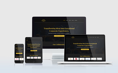 Exotic Hotels – Hospitality & Event Management Website case study dark mode dark website events website home page homepage landing page landingpage web design web site website website case study website design wordpress wordpress website