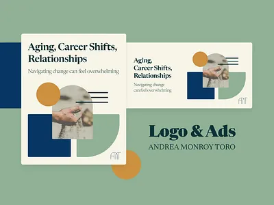 Logo Design, Branding & Ads - Psychologist Berlin ads advertising ageing aging approachable branding dynamism geometrical googleads graphic design logo mentalhealth midlife psychoanalyst psychology rebranding shapes socialmedia subtle warm