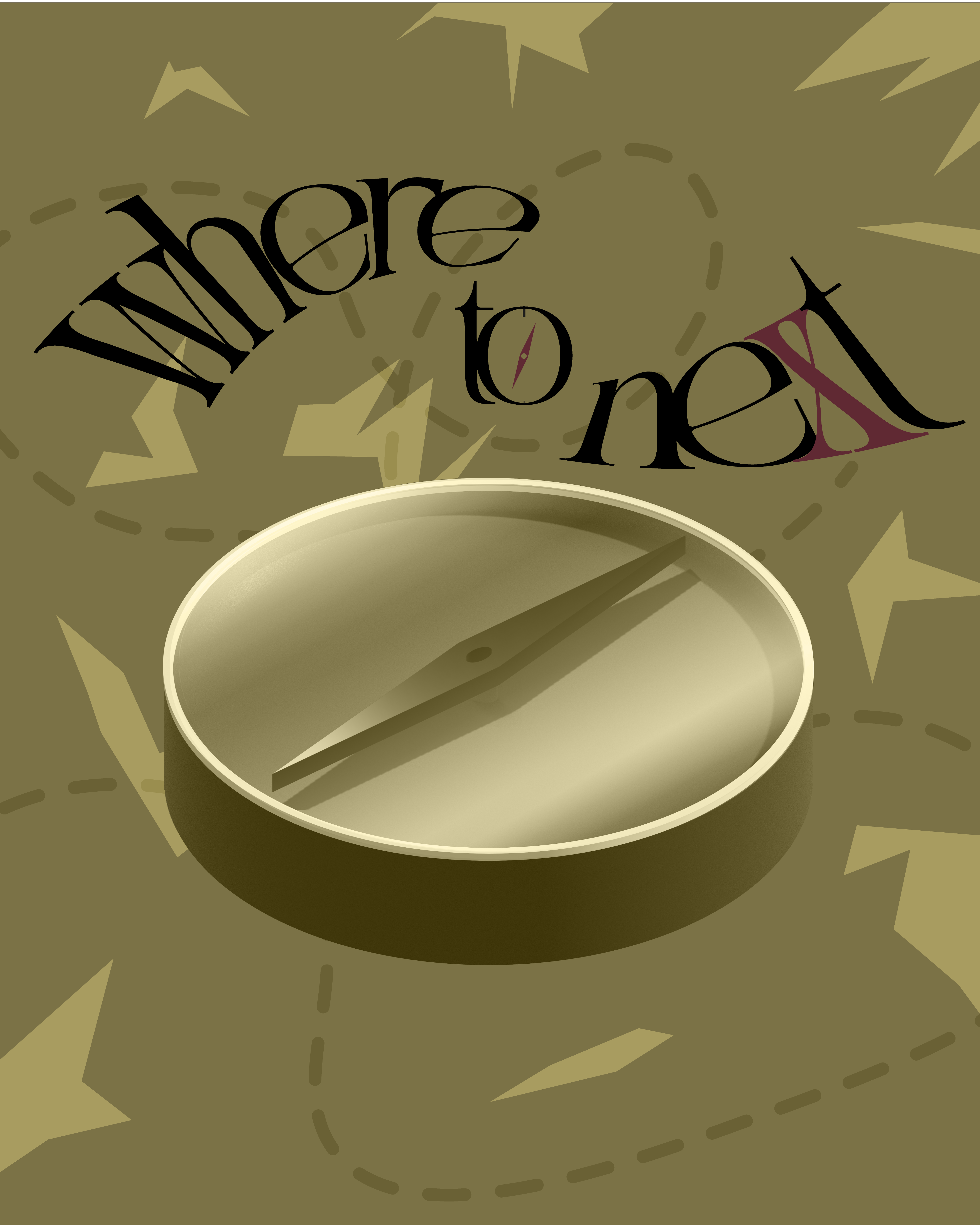 Where To Next? - Vector Illustration art artwork compass design graphic design illustration map social media vector