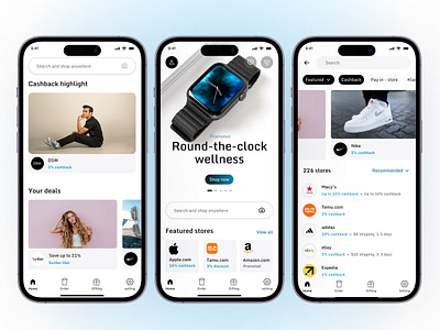 Seamless Shopping Experience: Innovative App Design adidas adobephtoshop appdesign design figma nike shoppingapps typography ui ux