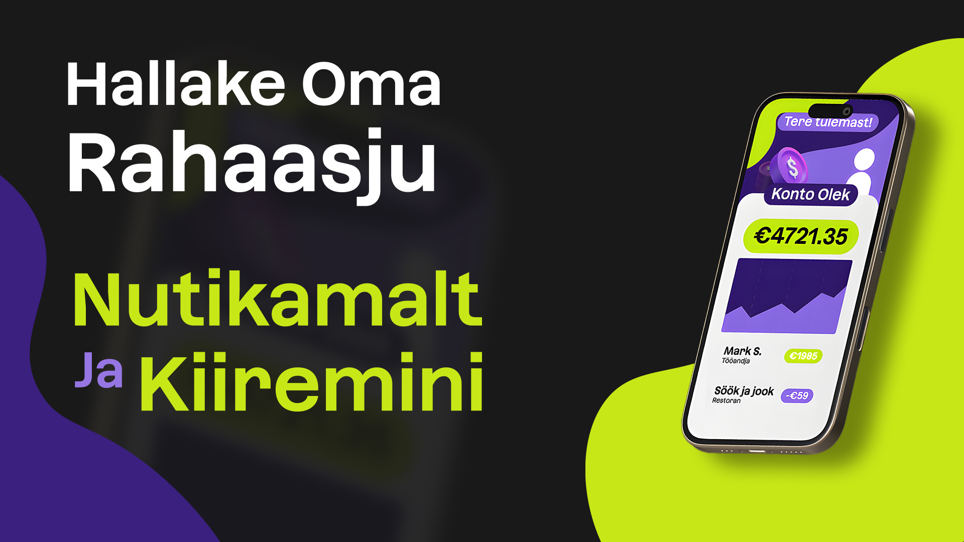 FinTech Website Banner - Estonian ecommerce figma fintech graphic design social media web banner web banner design website banner wordpress