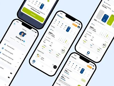 AI For managing Weight loss Apps 99design ai fitness fit2life product design ui