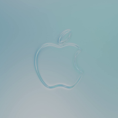 Apple Logo Reimagined in 3D with Light Animation 3d 3dmodeling animation apple blender design illustration render