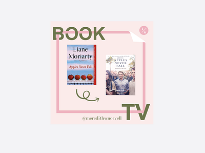 Custom Social Media Template on Book to TV Adaptations