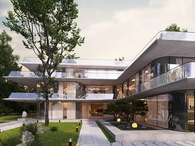 Villa Exterior 3ds max architecture exterior design interior