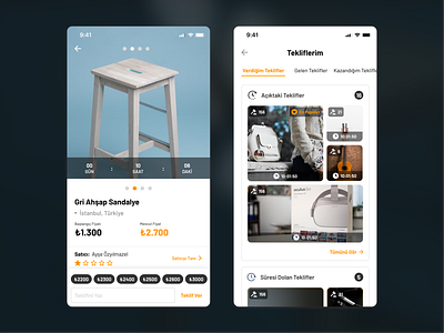 Secondhand Bidding Marketplace appdesign bidding branding marketplace mobileapp mobileappdesign productdesign secondhand uidesign uxdesign