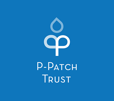 P-Patch Trust logo design business cards gardening local farmers logo design p patch seattle